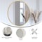 Flash Furniture 30" Round Gold Metal Framed Accent Wall Mirror HFKHD-0GD-CRE8-491315-GG - alternate 6